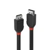 DisplayPort Kabelis - LINDY Juodas Line DisplayPort 1.2 Kabelis, M/M, 1 m, Juodas