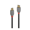 USB Kabelis - LINDY Anthra Line USB 2.0 Type C į Micro-B Laidas, M/M, 2.5W, 480Mbps, 1 m, Juodas