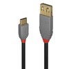 Lindy adapteris - Anthra Line 0.15m USB 2.0 Type C M/F 480Mbps
