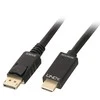 Adapteris - LINDY Ekranas Port į HDMI 4K30Hz Adapterio Kabelis, 0.5 m, Juodas