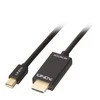 Adapteris - LINDY Mini Ekranas Port į HDMI 4K30Hz Adapteris 1 m
