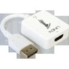 „Lindy“ HDMI į „DisplayPort 4K“ baltą