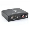 Lindy VGA oraz Audio na HDMI juoda