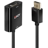 Lindy HDMI do VGA 100mm juoda