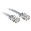 Tinklo Kabelis - LINDY Cat.6 U/UTP Plokščias Tinklo Kabelis, RJ45, M/M, 250MHz, 32AWG, 3 m, Pilkas
