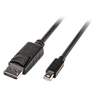 DisplayPort Kabelis - LINDY MiniDisplayPort į DisplayPort Kabelis, 4096x2160p, 60Hz, 3 m, Juodas