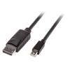 DisplayPort Kabelis - LINDY MiniDisplayPort į DisplayPort Kabelis, 4096x2160p, 60Hz, 3 m, Juodas