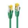 Tinklo Kabelis - LINDY RJ45 S/FTP LSZH Tinklo Kabelis, Cat.6A Kištukas, Cat.7 Neapdirbtas Kabelis, 3 m, Žalias
