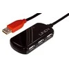 USB Hub - LINDY USB 2.0 Aktyvus Prailginimo Pro Hub Laidas, 12 m, Juodas