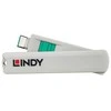 USB Priedas - LINDY USB C Prievado Blokatorių Rinkinys, 4 vnt. + raktas, Žalias