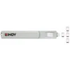 Muzikinis centras USB Priedas - LINDY USB C Prievado Blokatoriaus Rinkinys, 4 vnt. + raktas, ABS, Baltas