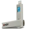 USB Priedas - LINDY USB C Prievado Blokatorių Rinkinys, 4 vnt. + raktas, ABS, Mėlynas
