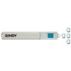 USB Priedas - LINDY USB C Prievado Blokatorių Rinkinys, 4 vnt. + raktas, ABS, Mėlynas