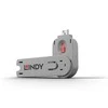 USB Prievado Blokatorius - LINDY USB A Prievado Blokatoriaus Raktas, Nr. 40450 ir 40460, 18x75.16x12mm, Rožinis