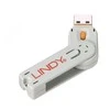 Lindy USB Priedas - Portų Blokatorius Raktas Nr. 40453/40463 ABS 18x75.16x12mm Oranžinis