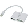 Adapteris - LINDY Mini DisplayPort į HDMI ir VGA keitiklis 3840x2160 60Hz