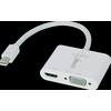 Adapteris - LINDY Mini DisplayPort į HDMI ir VGA keitiklis 3840x2160 60Hz