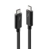 Thunderbolt Laidas - LINDY Thunderbolt 3 Laidas, 20Gbps, 100W PD, 1 m, Juodas