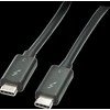 Thunderbolt Laidas - LINDY Thunderbolt 3 Laidas, 20Gbps, 100W PD, 1 m, Juodas