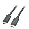 Thunderbolt Laidas - LINDY Thunderbolt 3 Laidas, 40Gbps, 100W PD, 2 m, Juodas