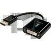 Adapteris - LINDY DisplayPort į DVI-D Aktyvus Adapteris Konverteris, 1920x1080@60Hz, 160mm, Juodas
