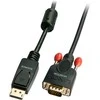 Adapteris - LINDY DisplayPort į VGA Adapterį Kabelis, 1920x1200@60Hz, 2 m, Juodas