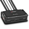 Lindy KVM komutatorius su HDMI jungtimi ir laidais