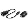 USB Prailginimas - LINDY USB 2.0 Cat.6 Prailginimas, 480Mbps, 50 m, Juodas