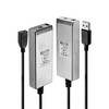 Maršrutizatorius USB Prailginimas - LINDY Šviesolaidinis USB 2.0 Prailginimas 200 m 480Mbps