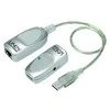 USB Prailginimo Laidas - LINDY USB 1.1 Cat.6 Prailginimo Laidas, 50 m, Skaidrus