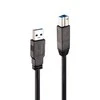 Lindy 43098 USB cable 10 m USB 3.2 Gen 1 (3.1 Gen 1) USB A USB B Juodas