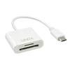 Atminties Kortelių Skaitytuvas - LINDY USB 3.2 Type C SD Kortelių Skaitytuvas, 5Gbps, Baltas