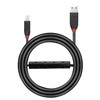 USB Kabelis - LINDY USB 3.0 A/B Aktyvus Prailginimas, 5Gbps, 10 m, Juodas