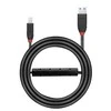 USB Kabelis - LINDY USB 3.0 A/B Aktyvus Prailginimas, 5Gbps, 10 m, Juodas