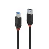 USB Kabelis - LINDY USB 3.0 A/B Aktyvus Prailginimas, 5Gbps, 10 m, Juodas