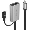 USB Prailginimo Laidas - LINDY USB 3.2 Prailginimo Laidas su USB Type C, 5Gbps, 5 m, Juodas