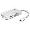I/O KONVERTERIS USB-C Į DISPLAY/43273 LINDY
