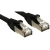 Tinklo Kabelis - LINDY Cat.6 S/FTP LSZH Tinklo Kabelis, RJ45, M/M, 250MHz, 26AWG, 0.3 m, Juodas