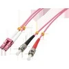 Lindy Pluoštinis Laidas - LC/ST OM4 1m 50/125µm Multimode