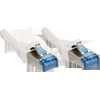 Tinklo Kabelis - LINDY Cat.6A S/FTP LSZH Tinklo Kabelis, RJ45, M/M, 500MHz, 0.5 m, Baltas