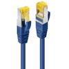 Tinklo Kabelis - LINDY RJ45 S/FTP LSZH Tinklo Kabelis, Cat.6A Kištukas, Cat.7 Neapdirbtas Kabelis, 7.5 m, Mėlynas