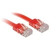 Tinklo Kabelis - LINDY Cat.6 U/UTP Plokščias Tinklo Kabelis, RJ45, M/M, 250MHz, 32AWG, 10 m, Raudonas