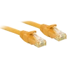 Tinklo Kabelis - LINDY Cat.6 U/UTP Tinklo Kabelis, RJ45, M/M, 250MHz, 0.5 m, Geltonas