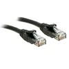 Tinklo Kabelis - LINDY Cat.6 U/UTP Tinklo Kabelis, RJ45, M/M, 250MHz, 0.5 m, Juodas