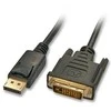 Adapteris - LINDY DisplayPort į DVI-D Adapterio Kabelis, 1920x1200@60Hz, 5 m, Juodas