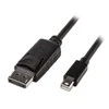 DisplayPort Kabelis - LINDY Mini DP į DP, 096x2160p, 60Hz, 5 m, Juodas
