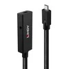 USB Prailginimo Laidas - LINDY USB 3.2 Type C Aktyvus Prailginimo Laidas, M/F, 10Gbps, Duomenų Perdavimas, 5 m