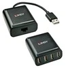 USB Ilgintuvas - LINDY 4 Prievadų USB 2.0 Cat.6 Ilgintuvas 60 m