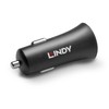 Automobilinis įkroviklis - LINDY 27W USB Type C PD automobilinis įkroviklis 12-24V DC