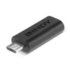 Lindy Adapteris - USB 2.0 Micro-B M/F į C F 480Mbps Nikelio Danga